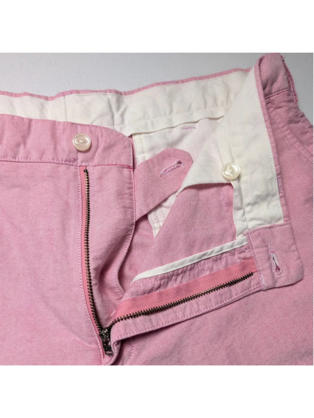 Polo Ralph Lauren Pink Oxford Chino Shorts Mens 36 10.75